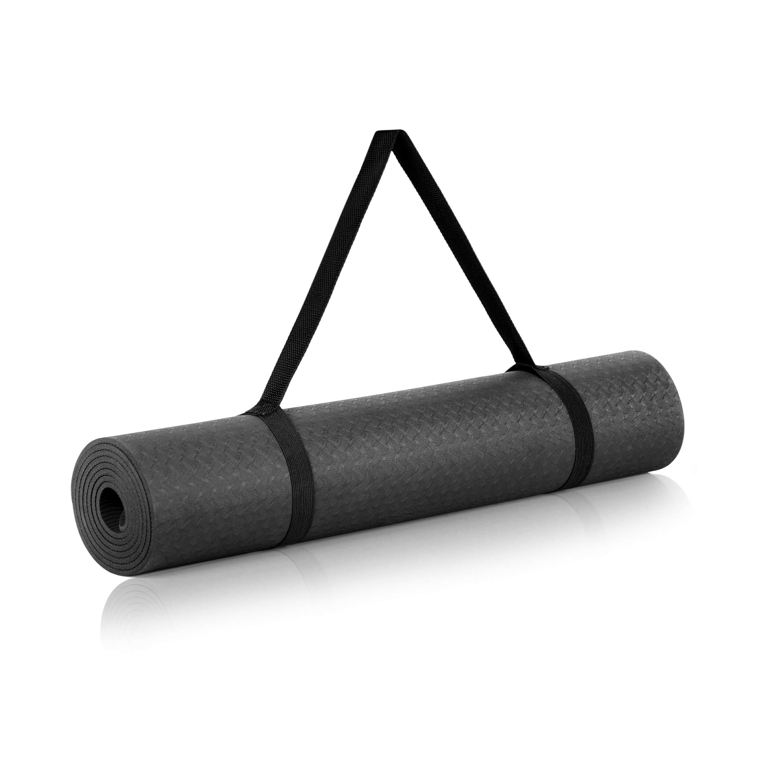 StronGrips Egzersiz Matı, kaydırmaz yüzeyi, 5 mm kalınlığı ve ideal ölçüleriyle tüm yoga, pilates, mobilite ve yer egzersizlerinizde her zaman yanınızda.