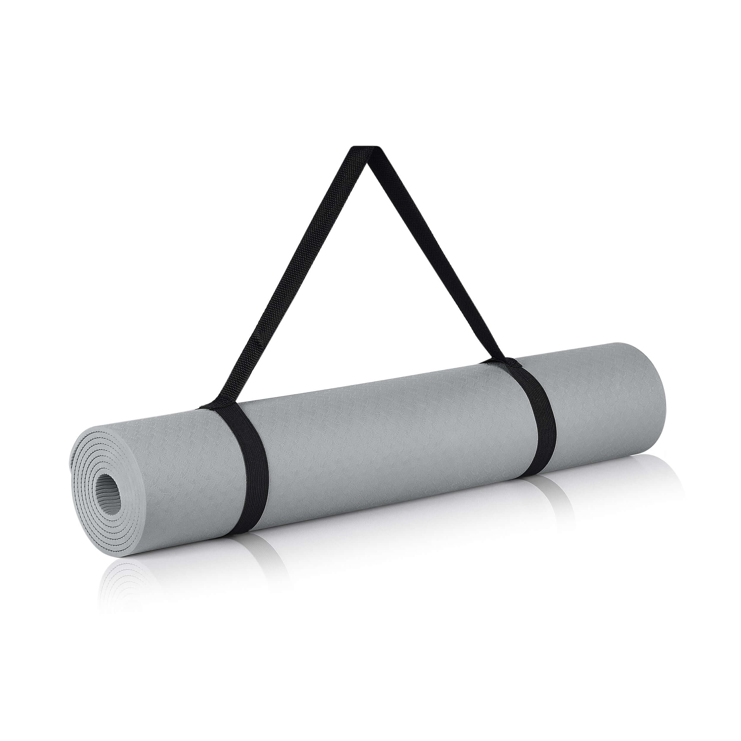 StronGrips Egzersiz Matı, kaydırmaz yüzeyi, 5 mm kalınlığı ve ideal ölçüleriyle tüm yoga, pilates, mobilite ve yer egzersizlerinizde her zaman yanınızda.